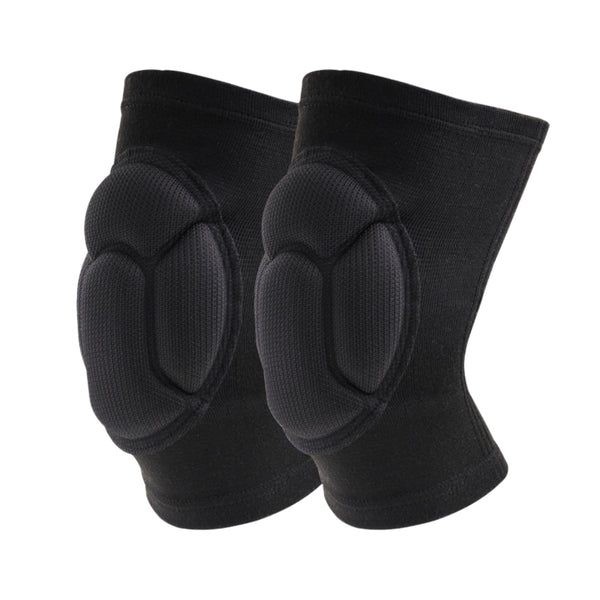 1 Pair Knee Support Brace Elastic Anti Slip Breathable Sponge Thick Knee Protectors